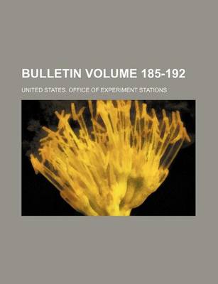 Book cover for Bulletin Volume 185-192