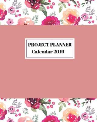 Book cover for Project Planner Calendar 2019