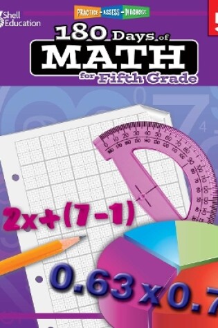 Cover of 180 Days of Math for Fifth Grade