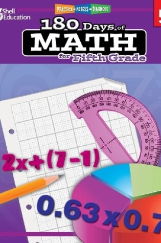 Cover of 180 Days of Math for Fifth Grade