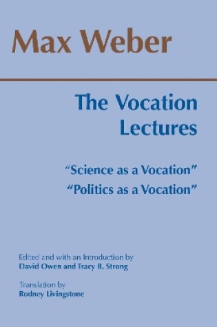 Cover of The Vocation Lectures