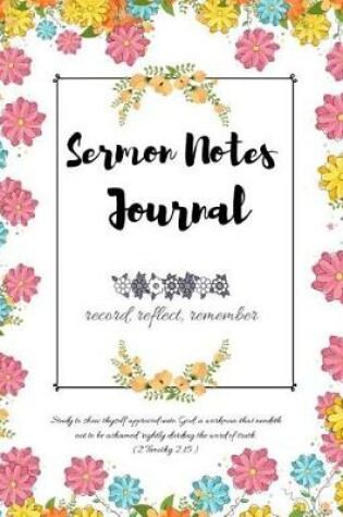 Cover of Sermon Notes Journal