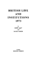 Book cover for British Life and Institutions