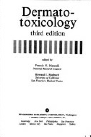 Cover of Dermatotoxicology