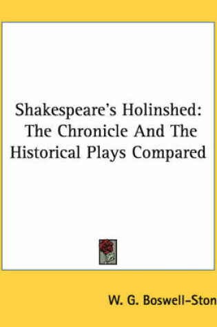 Cover of Shakespeare's Holinshed