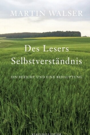 Cover of Des Lesers Selbstverst�ndnis