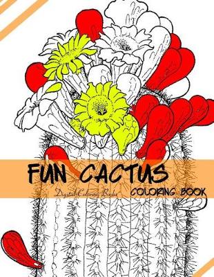 Book cover for Fun Cactus Coloring Book