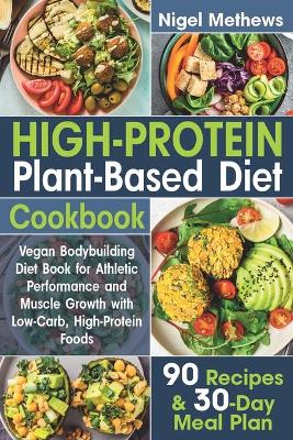 Book cover for High-Protein Plant-Based Diet Cookbook