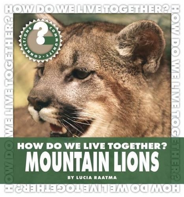 Book cover for How Do We Live Together? Mountain Lions