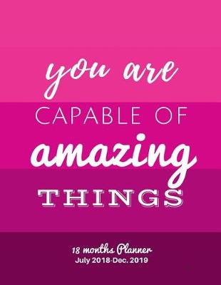 Book cover for You are capable of amazing things Plum