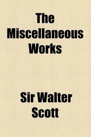 Cover of The Miscellaneous Works (Volume 3)