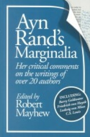 Cover of Ayn Rand's Marginalia