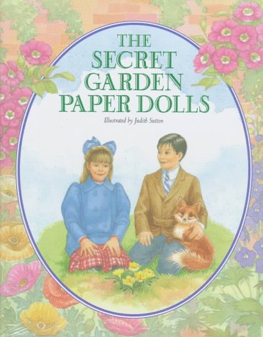 Book cover for "The Secret Garden Paper Dolls