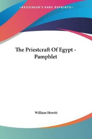 Cover of The Priestcraft Of Egypt - Pamphlet