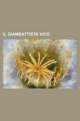 Cover of Il Giambattista Vico (1)