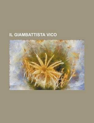 Book cover for Il Giambattista Vico (1)