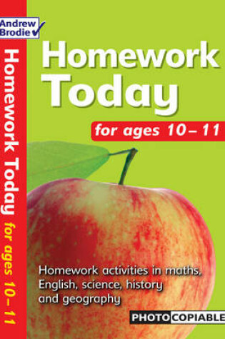 Cover of Homework Today for Ages 10-11