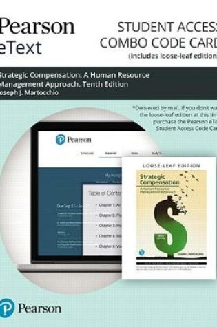 Cover of Pearson Etext for Strategic Compensation