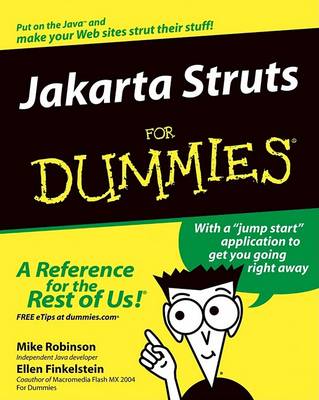 Book cover for Jakarta Struts For Dummies