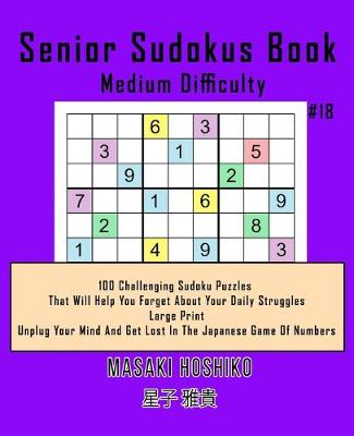 Book cover for Senior Sudokus Book Medium Difficulty #18