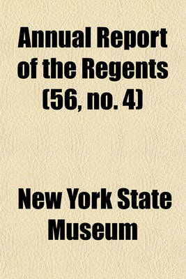 Book cover for Annual Report of the Regents