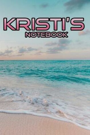 Cover of KRISTI'S NOTEBOOK DESIGN BY CRAZY BOOKS - 120 pages with lines