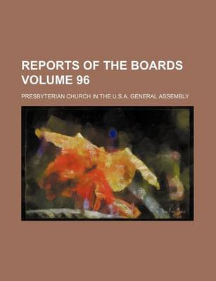 Book cover for Reports of the Boards Volume 96