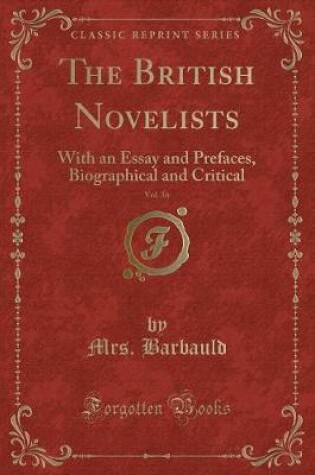 Cover of The British Novelists, Vol. 36