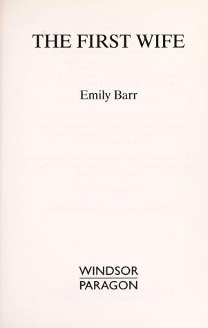 The First Wife by Emily Barr