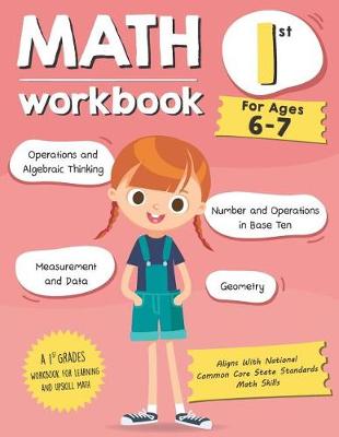 Book cover for Math Workbook Grade 1 (Ages 6-7)