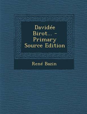 Book cover for Davidee Birot... - Primary Source Edition