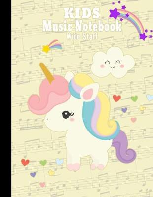 Cover of Kids Music Notebook Wide Staff