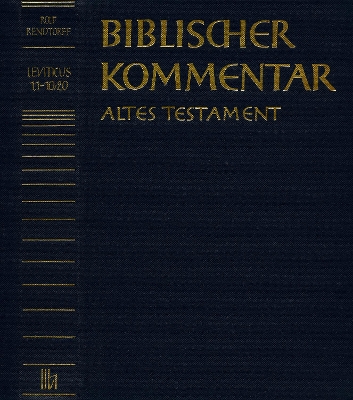 Book cover for Biblischer Kommentar Altes Testament - Einbanddecken