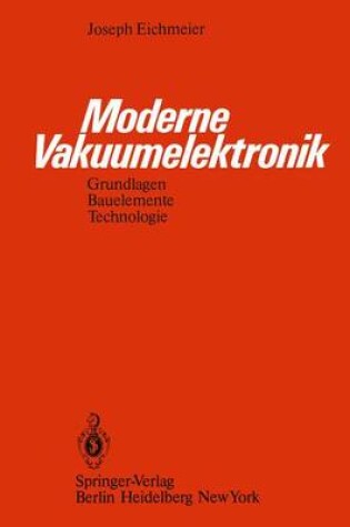 Cover of Moderne Vakuumelektronik