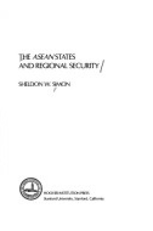 Cover of ASEAN States and Regional Security