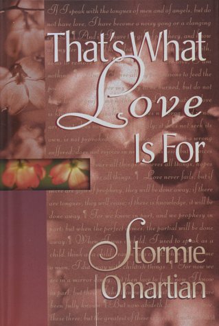 Book cover for That's What Love is for