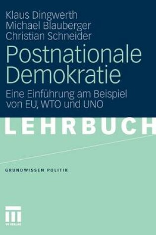 Cover of Postnationale Demokratie