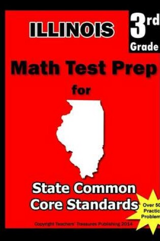 Cover of Illinois 3rd Grade Math Test Prep