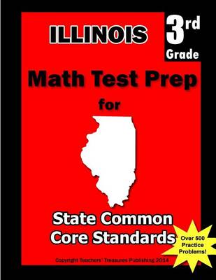 Book cover for Illinois 3rd Grade Math Test Prep