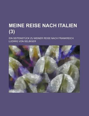 Book cover for Meine Reise Nach Italien; Ein Seitenstuck Zu Meiner Reise Nach Frankreich (3)