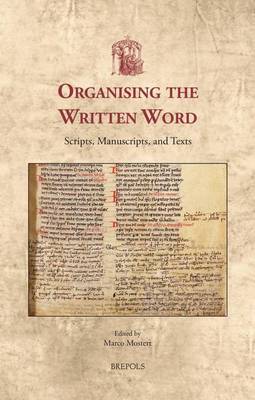 Book cover for Organizing the Written Word