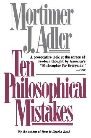 Cover of Ten Philosophical Mistakes