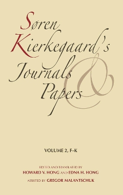 Book cover for Soren Kierkegaard's Journals and Papers, Volume 2