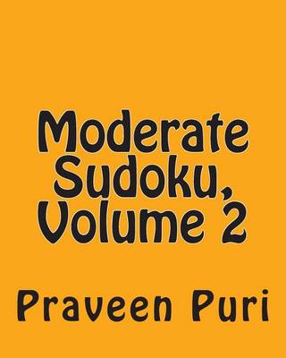 Book cover for Moderate Sudoku, Volume 2
