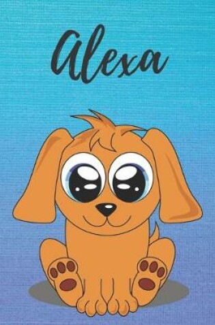 Cover of Alexa dog coloring book / notebook / journal / diary