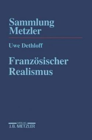 Cover of Franzoesischer Realismus
