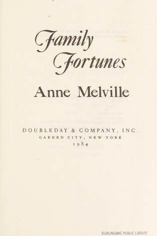 Cover of Family Fortunes