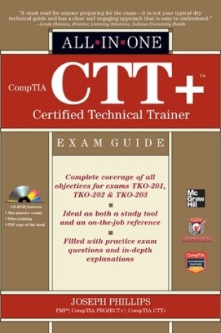 Cover of Comptia Ctt+ Certified Technical Trainer All-In-One Exam Guide (Enhanced Ebook)