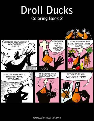 Cover of Droll Ducks Coloring Book 2