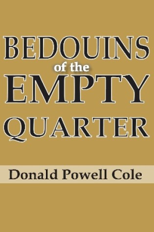 Cover of Bedouins of the Empty Quarter